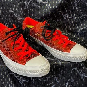 CONVERSE CTAS II OX HYPER ORANGE-BLACK